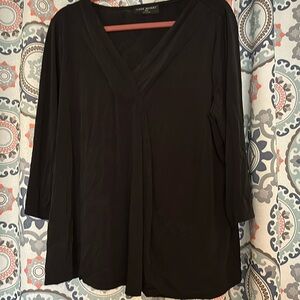 Lane Bryant Womans Pleat Front Top Size 18/20